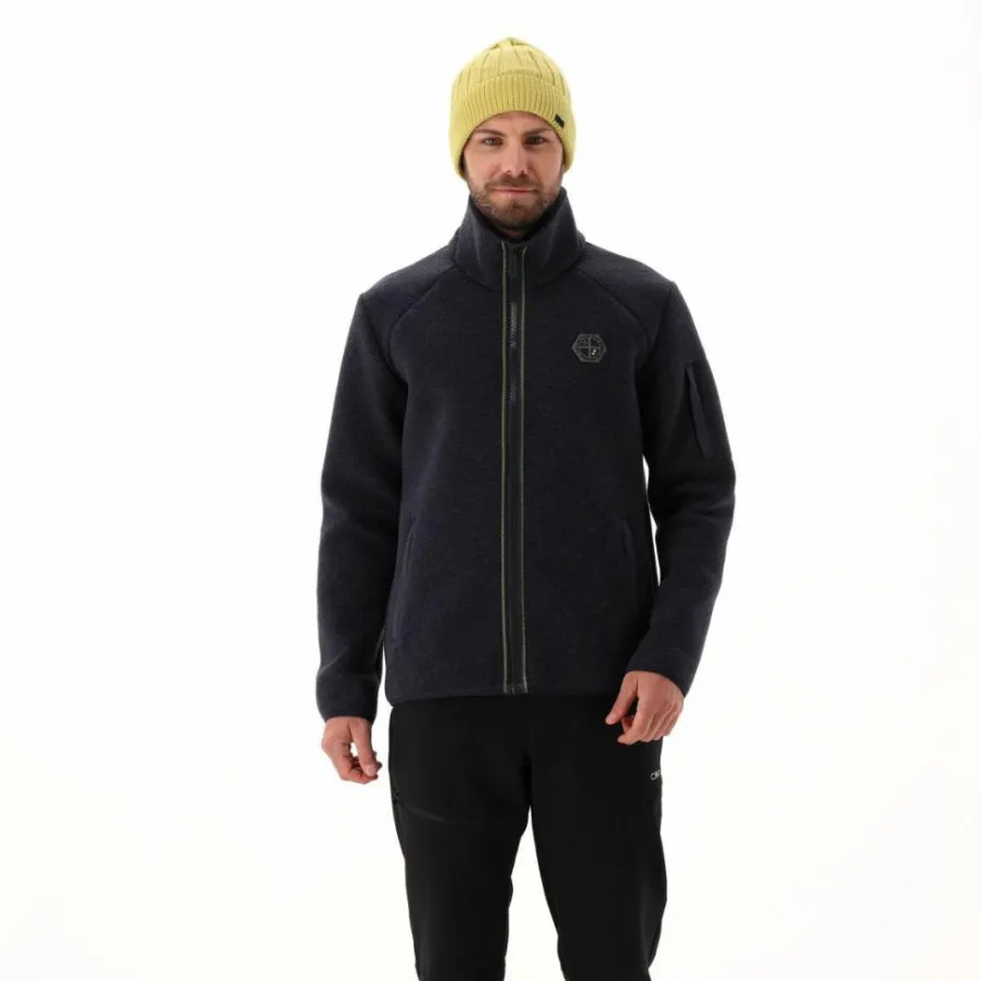 Uomo CMP Maglioni E Felpe^Felpa con zip da Uomo in Knit Tech