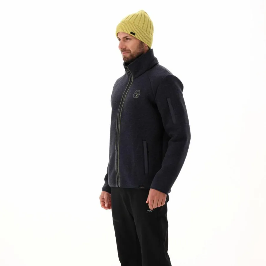 Uomo CMP Maglioni E Felpe^Felpa con zip da Uomo in Knit Tech