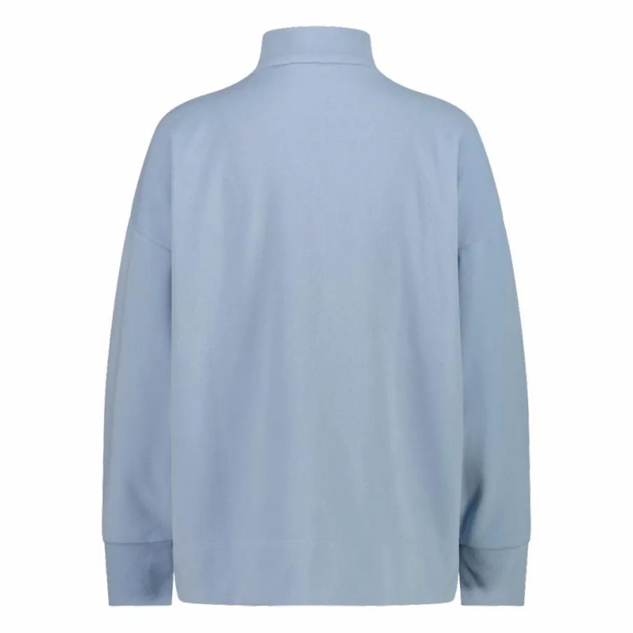 Donna CMP Pile^Felpa da donna a mezza zip con collo alto