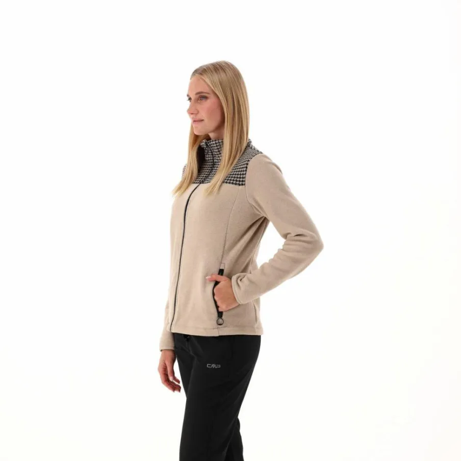 Donna CMP Maglioni E Felpe^Felpa da donna con stampa pied de poule