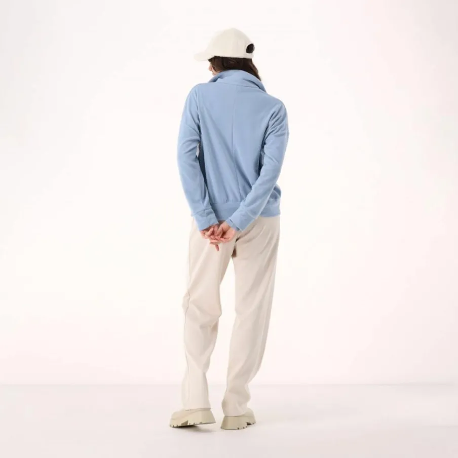 Donna CMP Pile^Felpa da donna con zip a collo alto