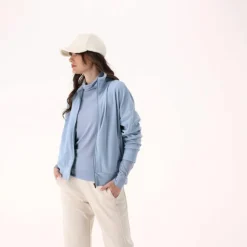 Donna CMP Pile^Felpa da donna con zip a collo alto