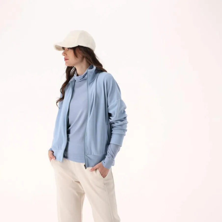 Donna CMP Pile^Felpa da donna con zip a collo alto