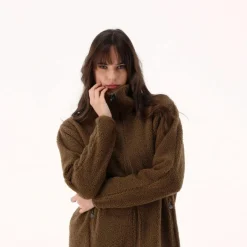 Donna CMP Pile^Felpa da donna con zip in pelliccetta teddy