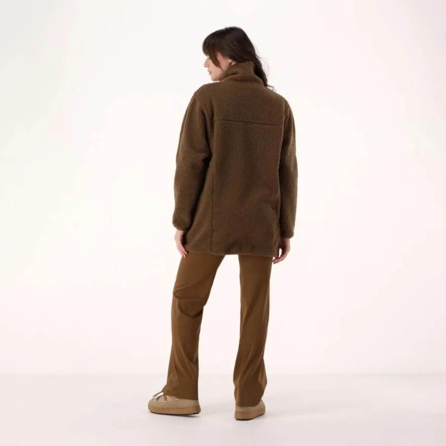 Donna CMP Pile^Felpa da donna con zip in pelliccetta teddy