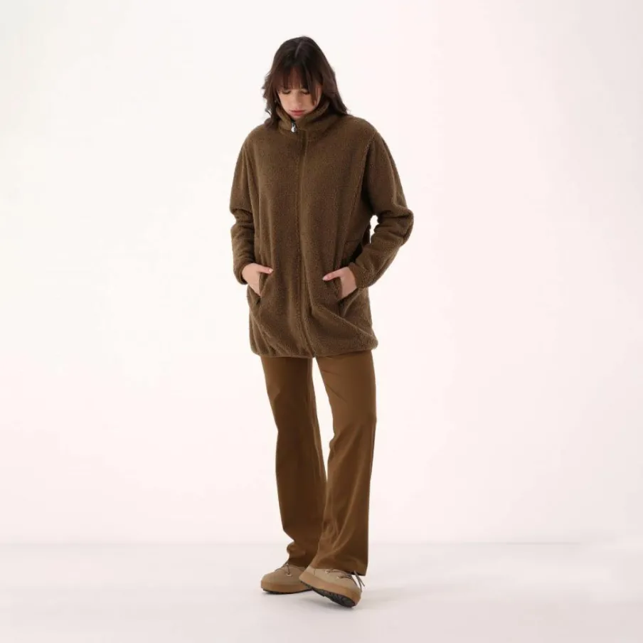 Donna CMP Pile^Felpa da donna con zip in pelliccetta teddy