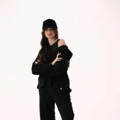 Donna CMP Pile^Felpa da donna senza zip con cappuccio fisso