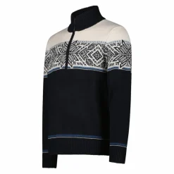 Uomo CMP Maglioni E Felpe^Felpa da uomo a mezza zip in Wooltech