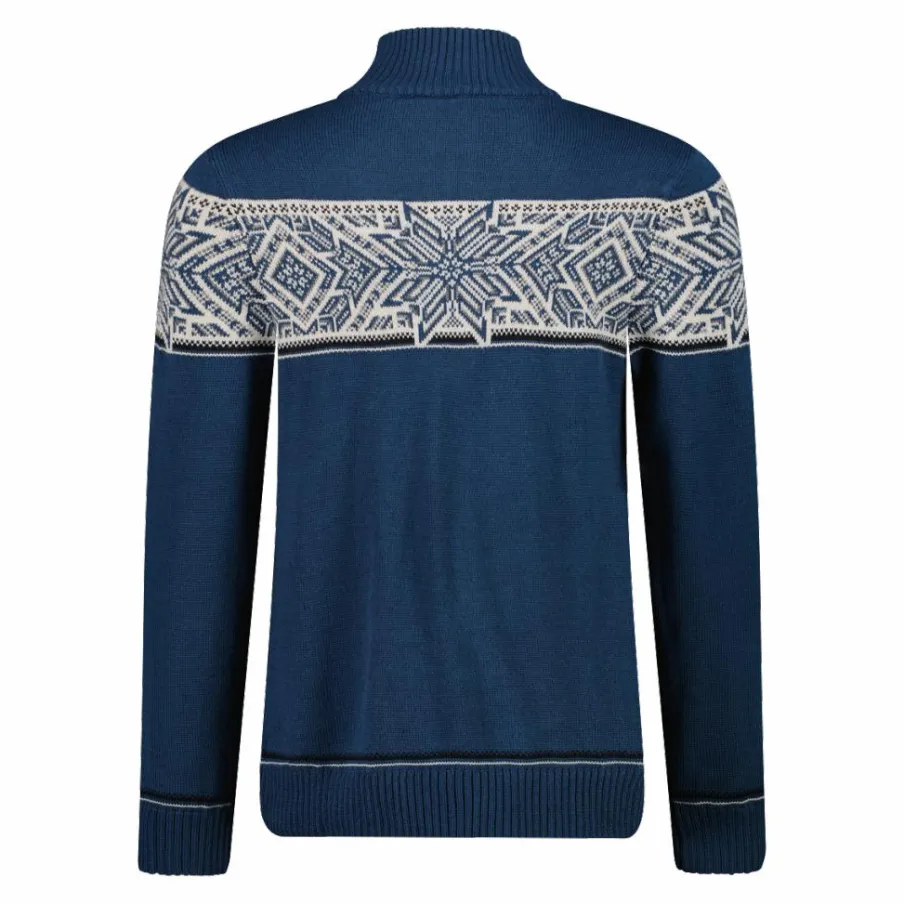 Uomo CMP Maglioni E Felpe^Felpa da uomo a mezza zip in Wooltech