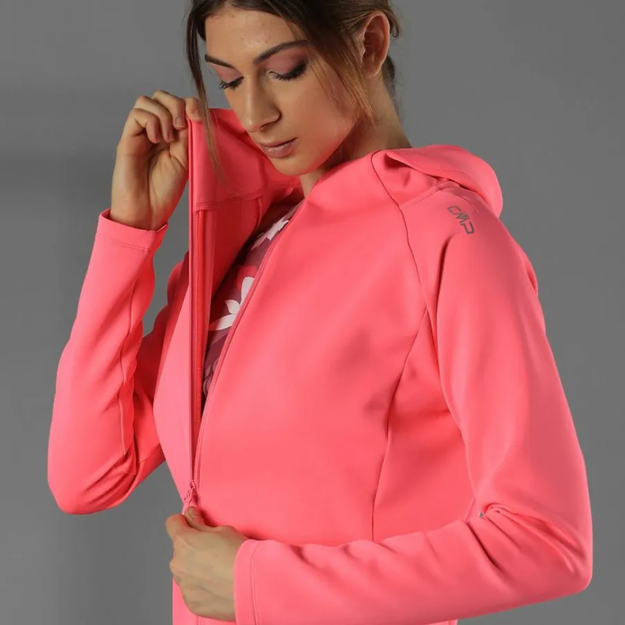 Donna CMP Maglioni E Felpe^Felpa full zip con cappuccio in 4-way stretch