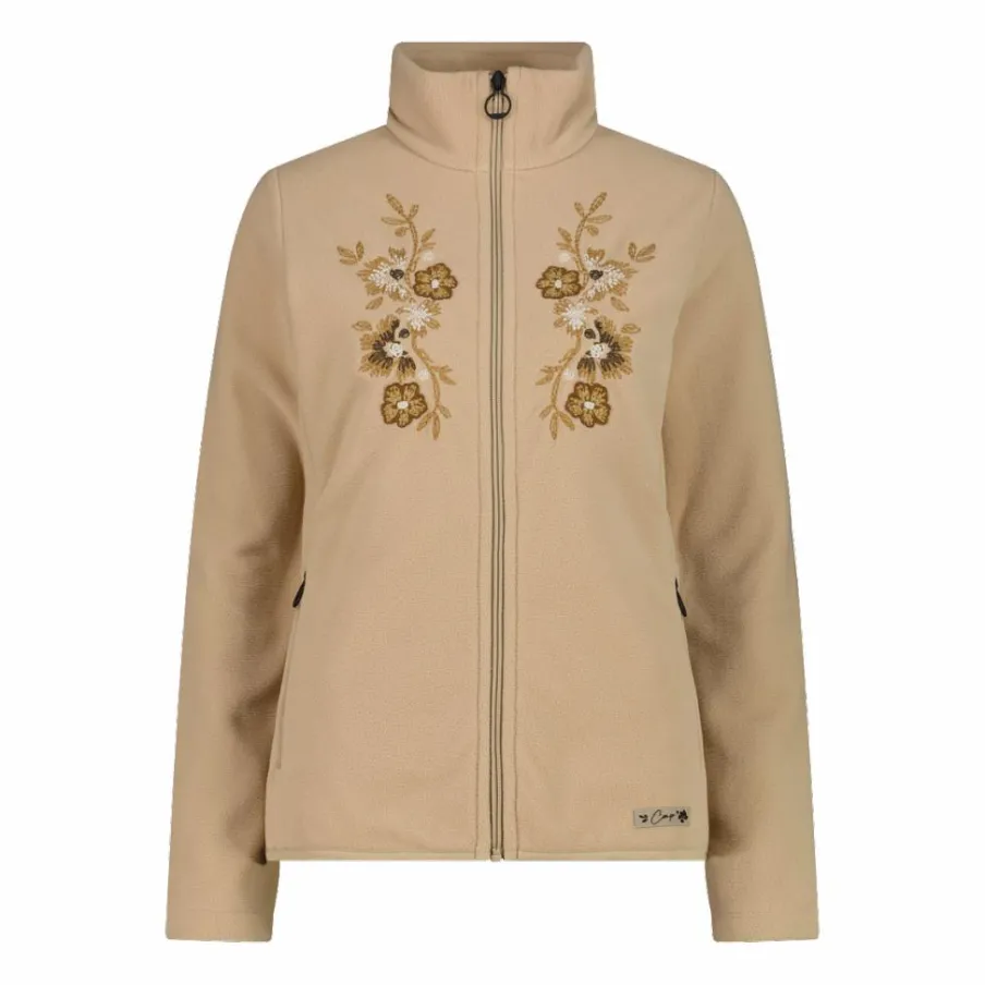 Donna CMP Pile^Felpa in pile da donna Arctic Fleece melange con stampa floreale