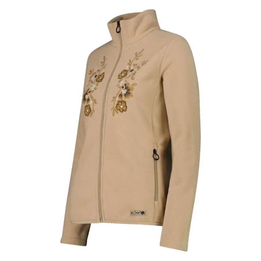 Donna CMP Pile^Felpa in pile da donna Arctic Fleece melange con stampa floreale