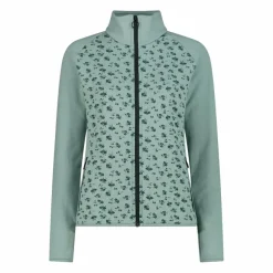 Donna CMP Pile^Felpa in pile da Donna in Stretch Performance stampata con Dettagli Melange