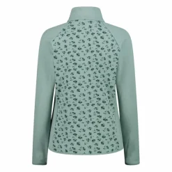 Donna CMP Pile^Felpa in pile da Donna in Stretch Performance stampata con Dettagli Melange