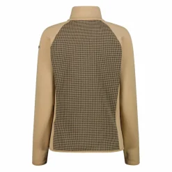 Donna CMP Pile^Felpa in pile da Donna in Stretch Performance stampata con Dettagli Melange