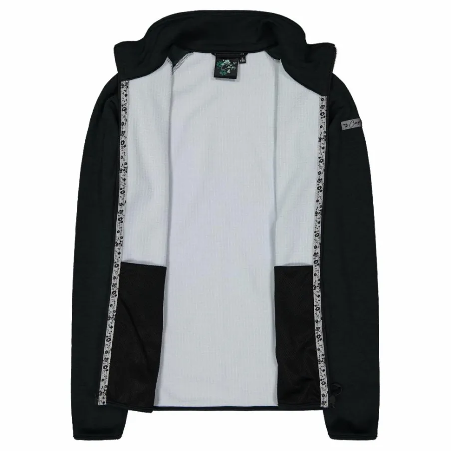 Donna CMP Pile^Felpa in pile da Donna in Stretch Performance stampata con Dettagli Melange