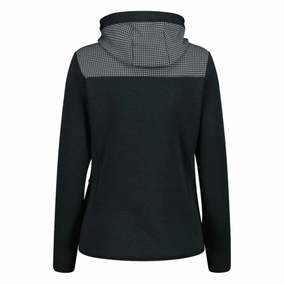 Donna CMP Pile^Felpa in pile da donna in Stretch Performance melange pied de poule