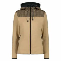 Donna CMP Pile^Felpa in pile da donna in Stretch Performance melange pied de poule