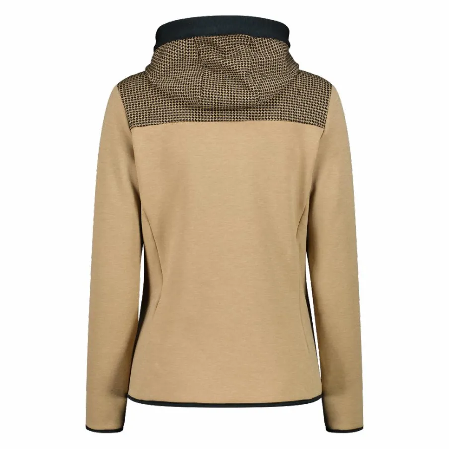 Donna CMP Pile^Felpa in pile da donna in Stretch Performance melange pied de poule