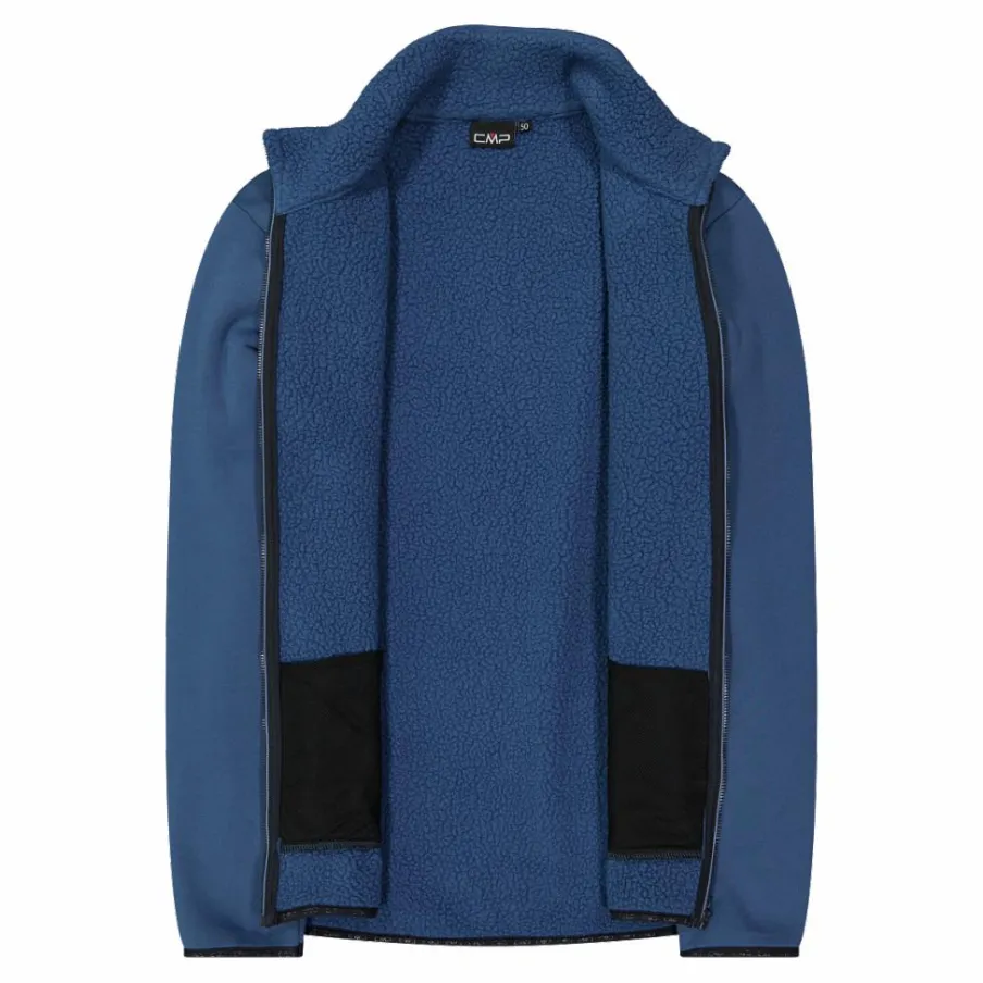 Uomo CMP Pile^Felpa in pile da uomo con pelliccetta in Stretch Performance