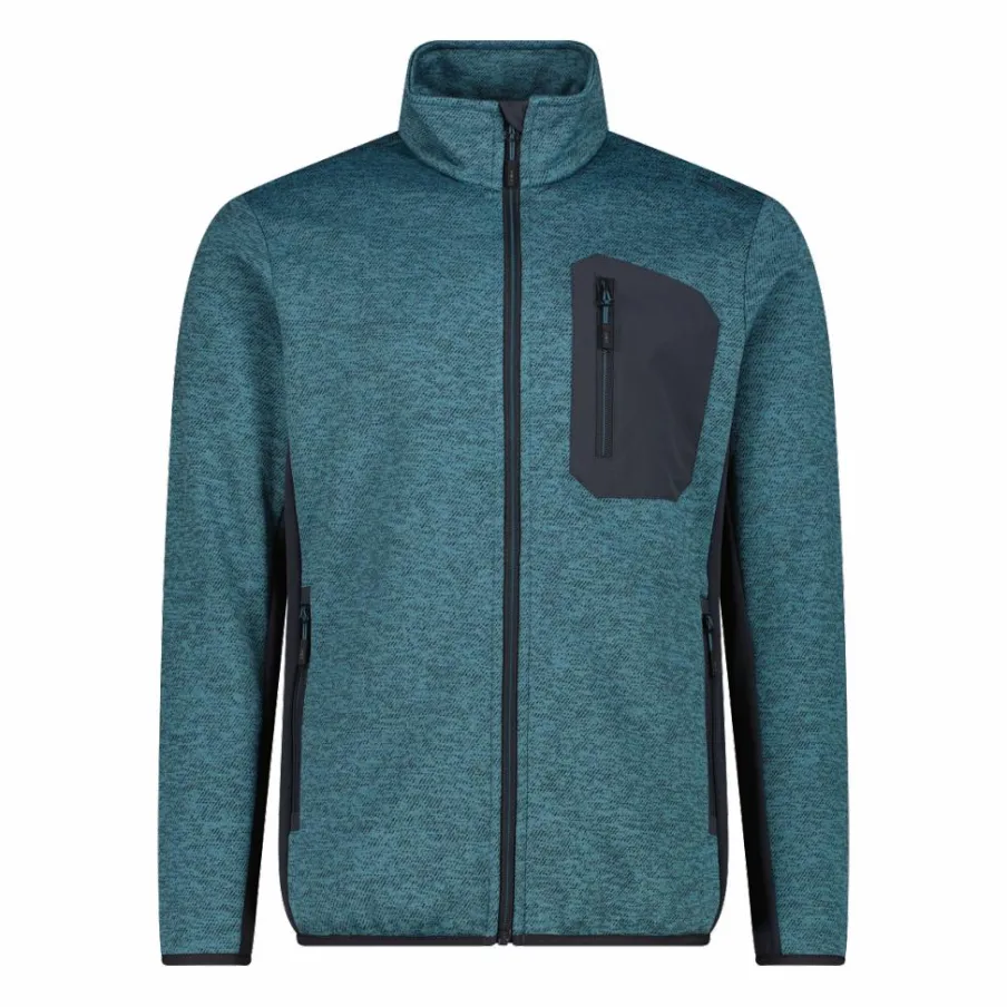 Uomo CMP Pile^Felpa in pile da uomo in knit tech