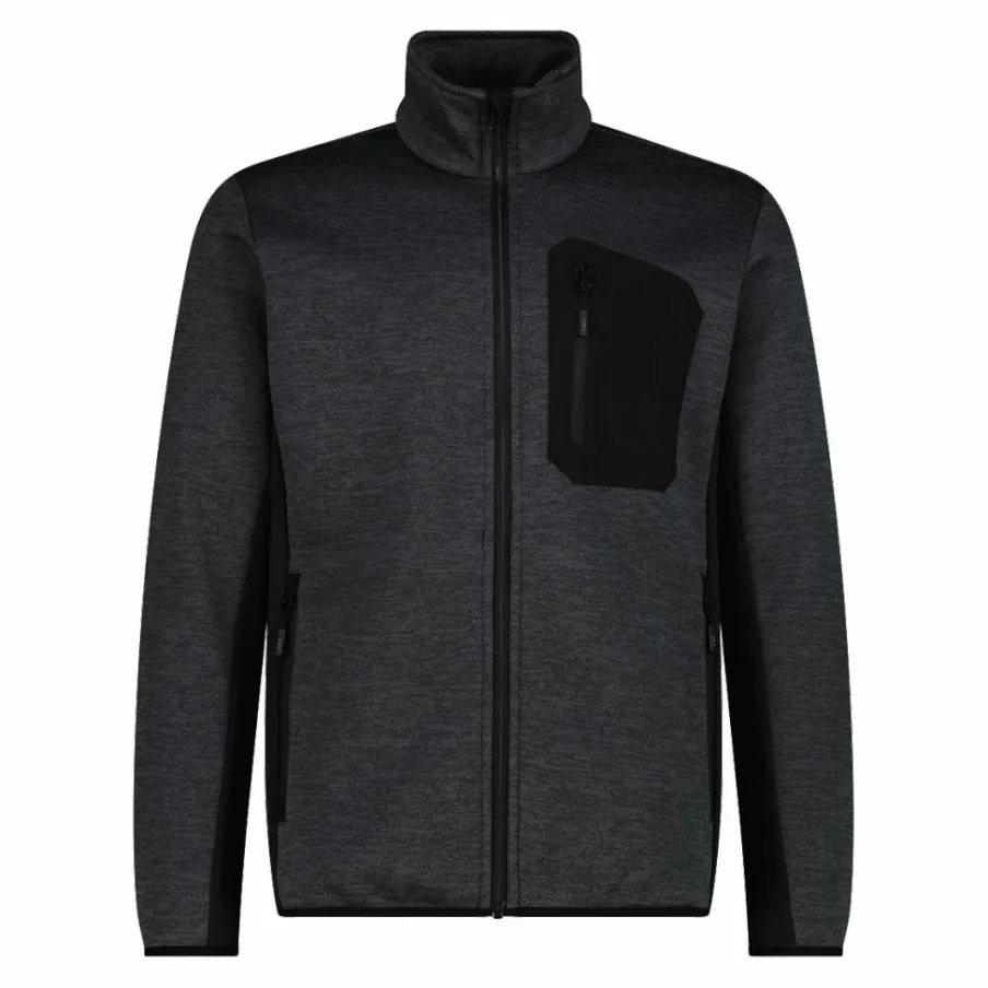 Uomo CMP Pile^Felpa in pile da uomo in knit tech