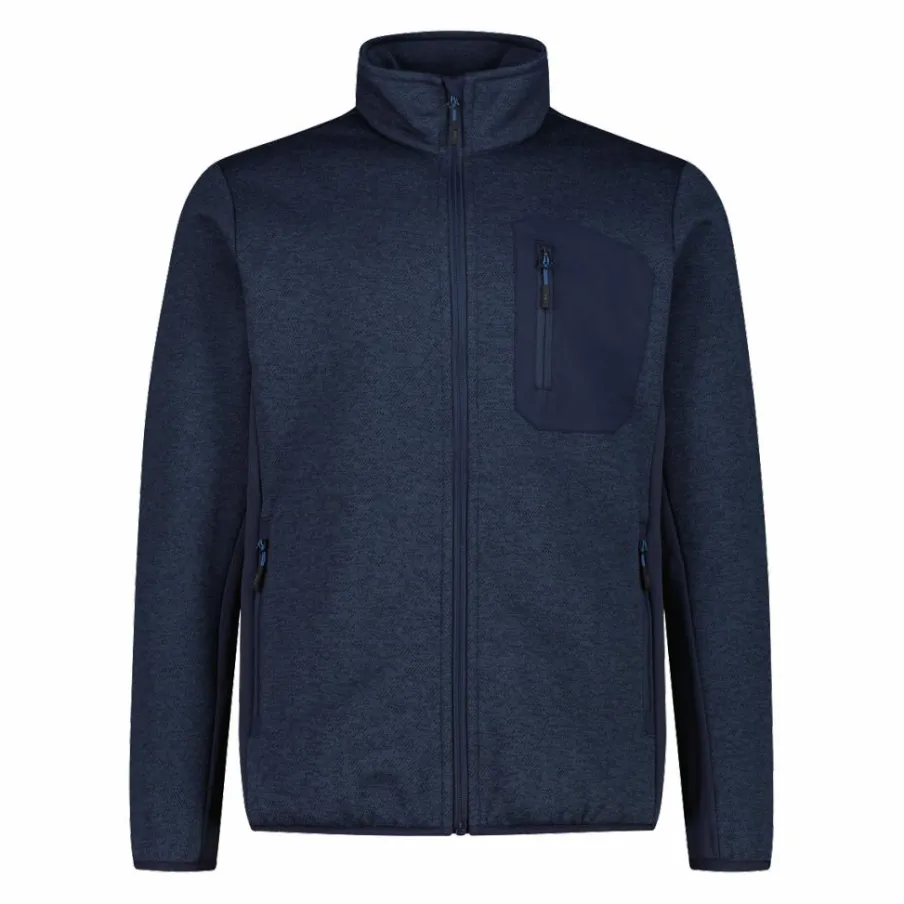 Uomo CMP Pile^Felpa in pile da uomo in knit tech