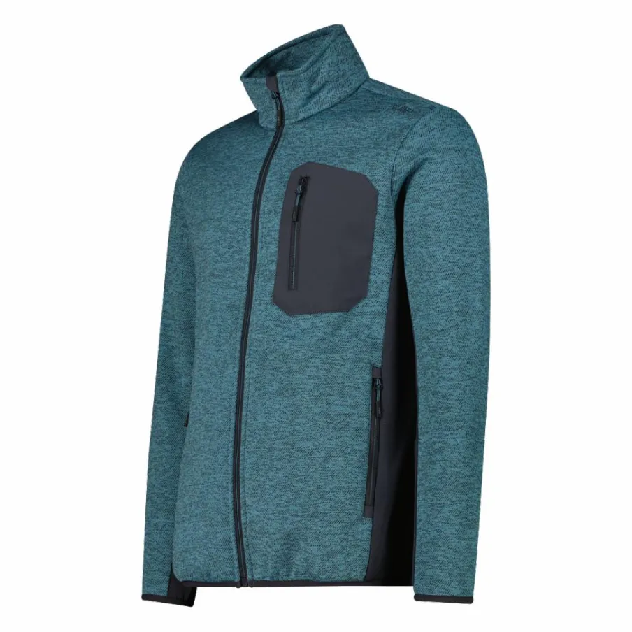 Uomo CMP Pile^Felpa in pile da uomo in knit tech