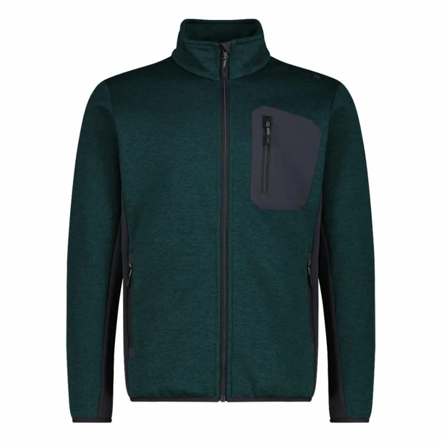 Uomo CMP Pile^Felpa in pile da uomo in knit tech