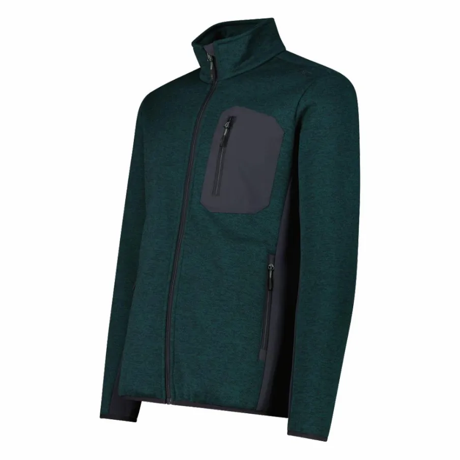 Uomo CMP Pile^Felpa in pile da uomo in knit tech