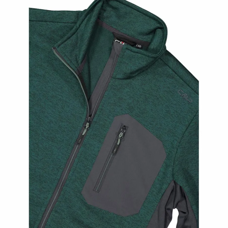 Uomo CMP Pile^Felpa in pile da uomo in knit tech