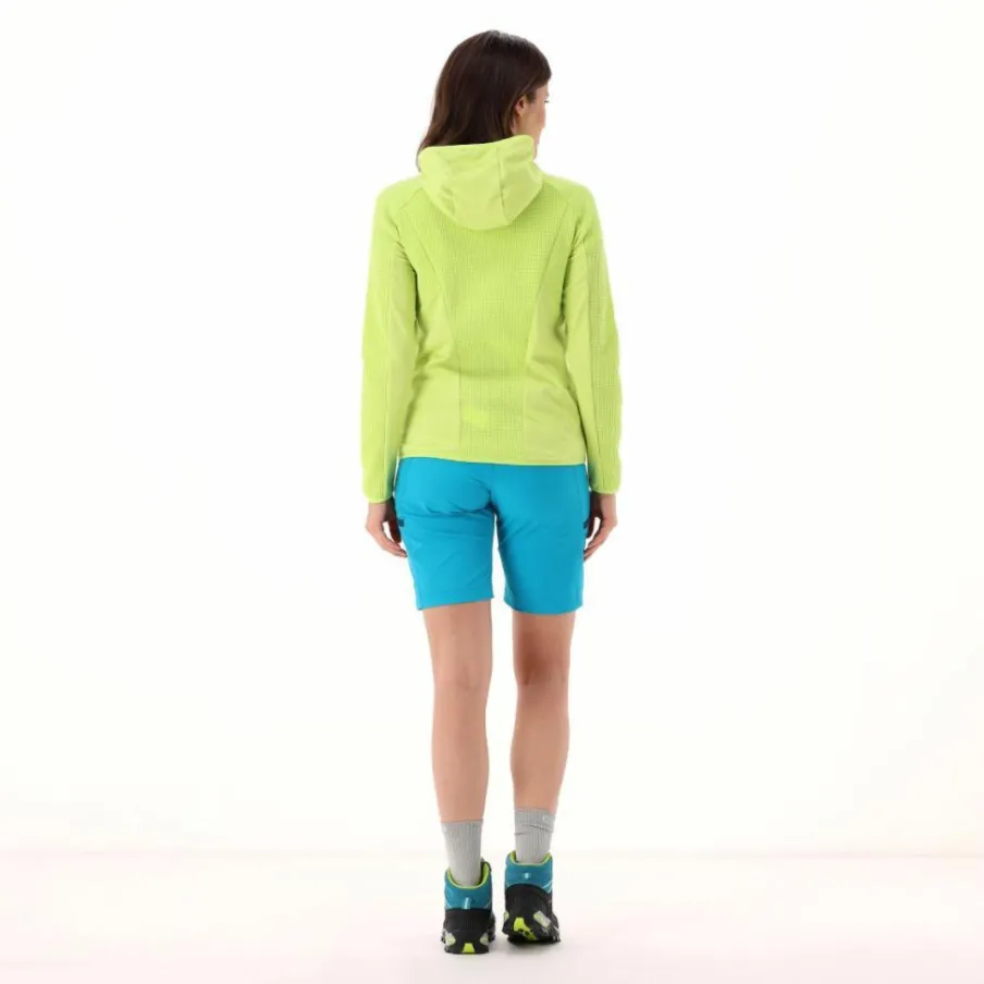 Donna CMP Pile^Felpa Unlimitech Grid Tech stretch con cappuccio da Donna