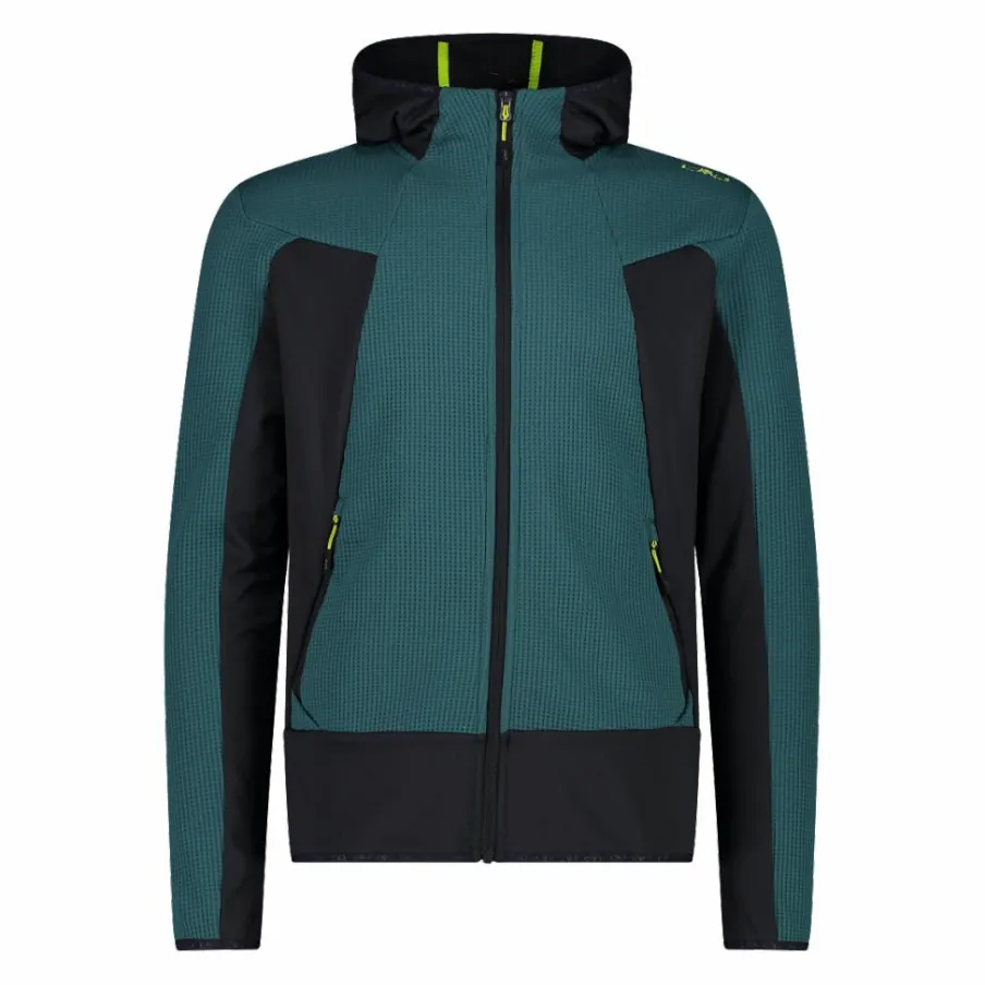 Uomo CMP Pile^Felpa Unlimitech Grid Tech stretch con cappuccio da Uomo