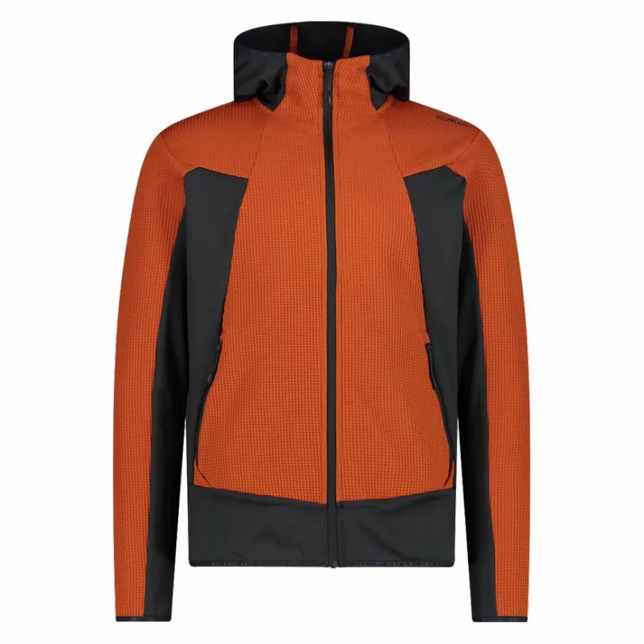 Uomo CMP Pile^Felpa Unlimitech Grid Tech stretch con cappuccio da Uomo