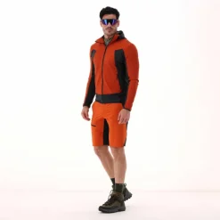 Uomo CMP Pile^Felpa Unlimitech Grid Tech stretch con cappuccio da Uomo