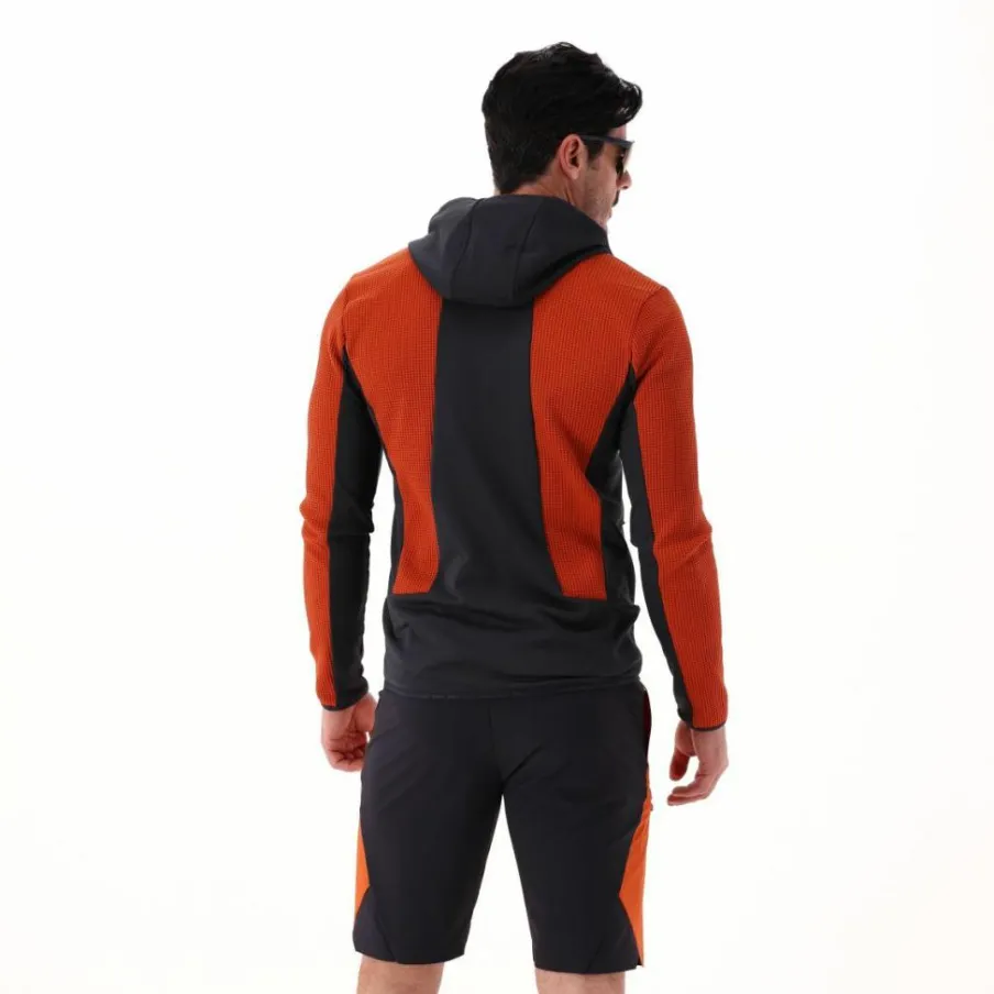 Uomo CMP Pile^Felpa Unlimitech Grid Tech stretch con cappuccio da Uomo