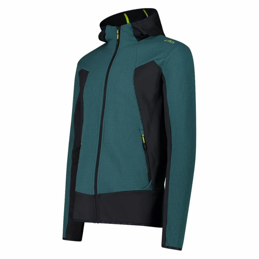 Uomo CMP Pile^Felpa Unlimitech Grid Tech stretch con cappuccio da Uomo