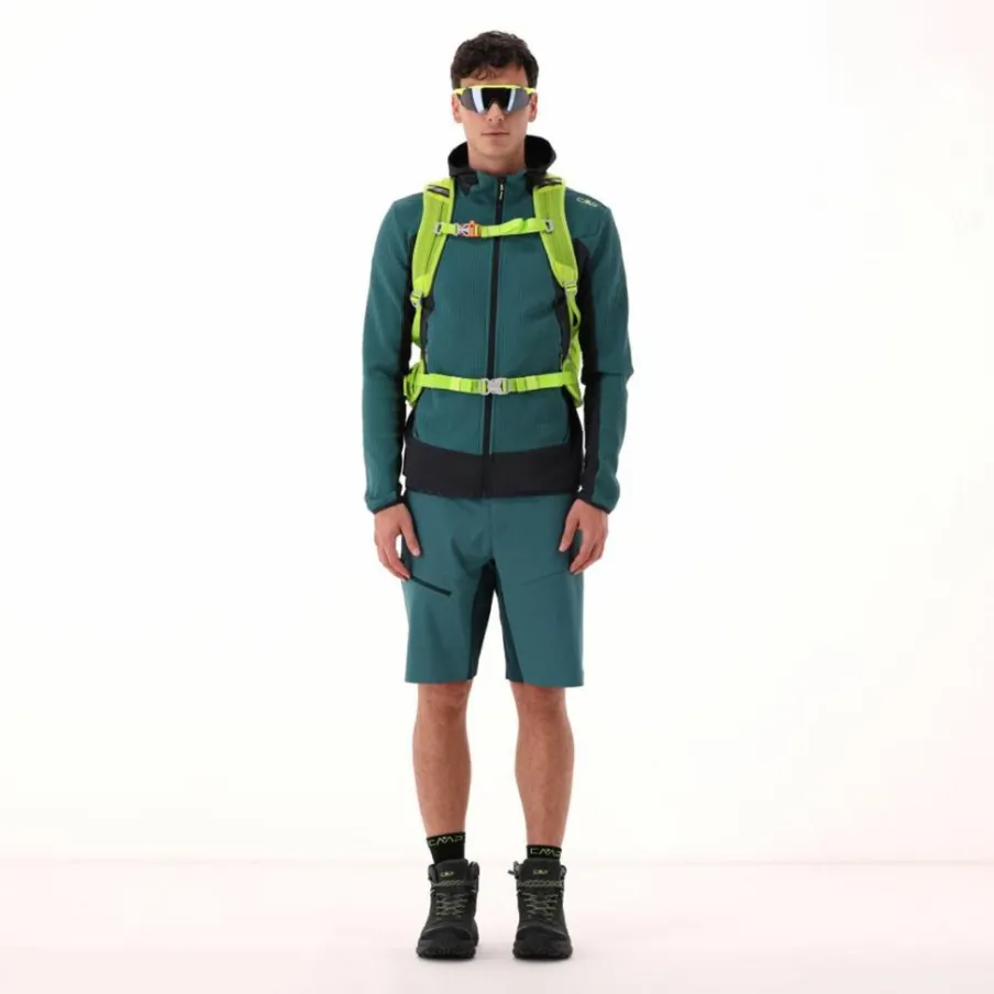 Uomo CMP Pile^Felpa Unlimitech Grid Tech stretch con cappuccio da Uomo