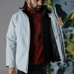 Uomo CMP Giacche Imbottite E Piumini|Gusci E Giacche Impermeabili^Giacca 3 in 1 da uomo in taslan