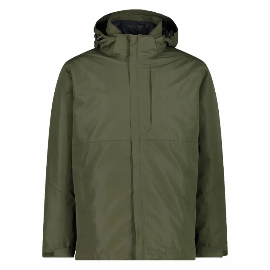 Uomo CMP Giacche Imbottite E Piumini|Gusci E Giacche Impermeabili^Giacca 3 in 1 da uomo in taslan