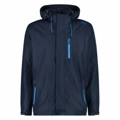 Uomo CMP Gusci E Giacche Impermeabili^Giacca antipioggia da uomo con cappuccio staccabile