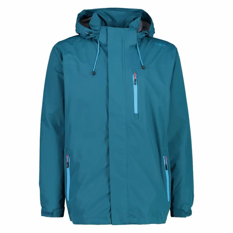 Uomo CMP Gusci E Giacche Impermeabili^Giacca antipioggia da uomo con cappuccio staccabile