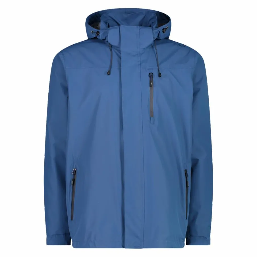 Uomo CMP Gusci E Giacche Impermeabili^Giacca antipioggia da uomo con cappuccio staccabile