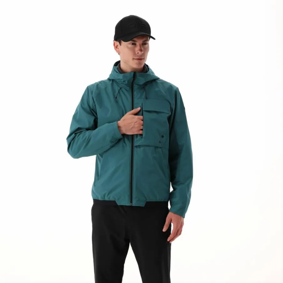 Uomo CMP Gusci E Giacche Impermeabili^Giacca con cappuccio fisso da Uomo