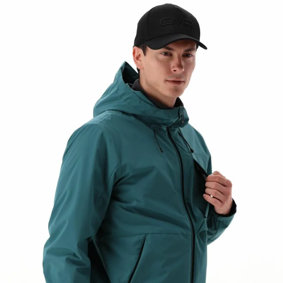 Uomo CMP Gusci E Giacche Impermeabili^Giacca con cappuccio fisso da Uomo