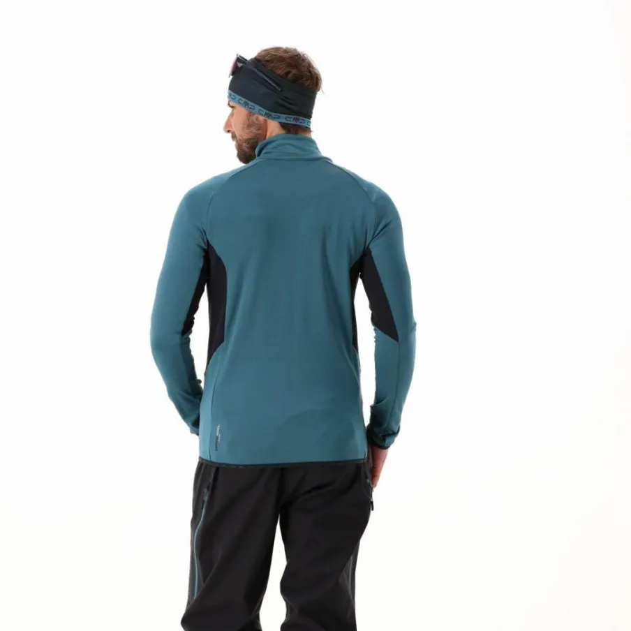 Uomo CMP Pile^Giacca con zip in pile Merino da uomo Unlimitech