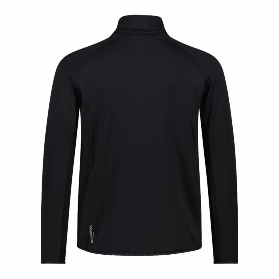 Uomo CMP Pile^Giacca con zip in pile Merino da uomo Unlimitech