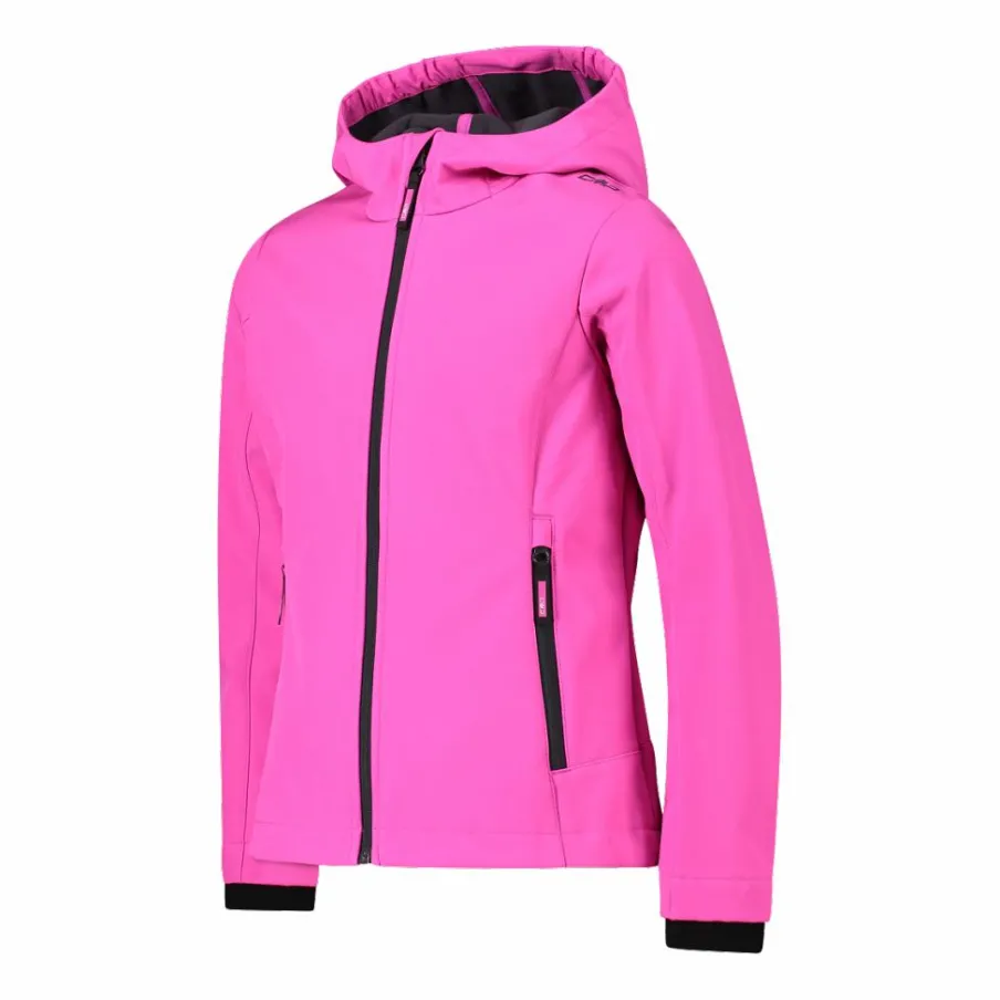 CMP Giacche E Piumini^Giacca da bambina in softshell con cappuccio