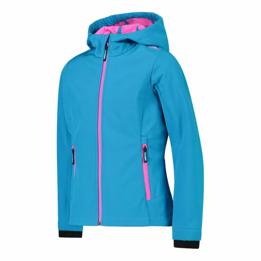 CMP Giacche E Piumini^Giacca da bambina in softshell con cappuccio