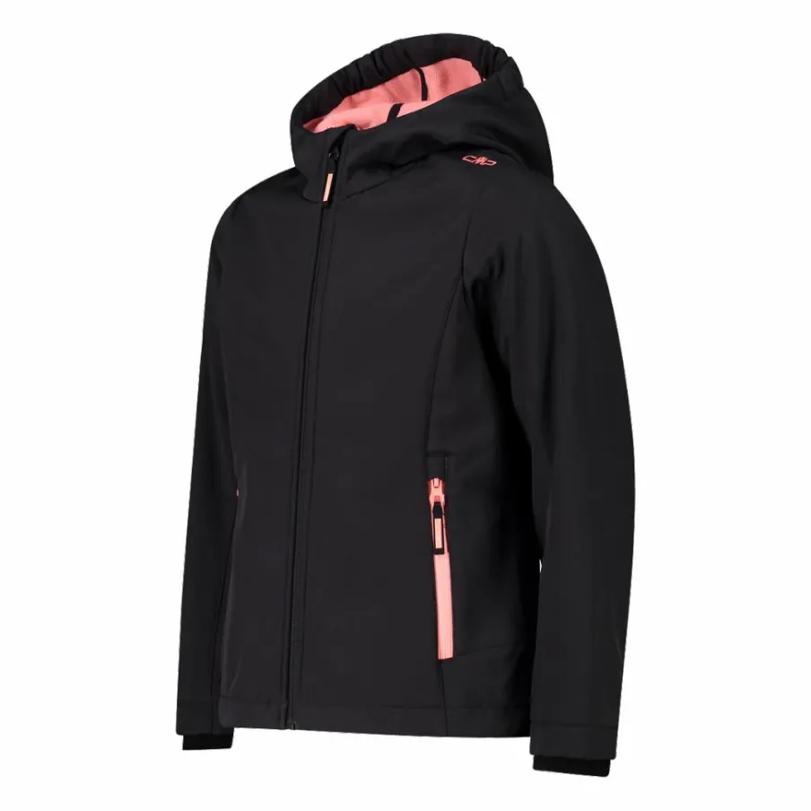CMP Giacche E Piumini^Giacca da bambina in softshell con cappuccio